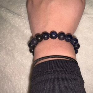 Blue Sandstone Crystal Bracelet
